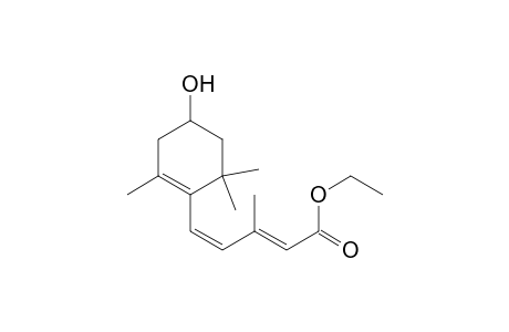 2,4-Pentadienoic acid, 5-(4-hydroxy-2,6,6-trimethyl-1-cyclohexen-1-yl)-3-methyl-, ethyl ester, (E,Z)-(.+-.)-