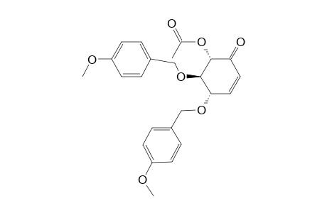 (4S,5R,6S)-6-Acetoxy-4,5-di-(4-methoxybenzyl)oxy-cyclohex-2-en-1-one