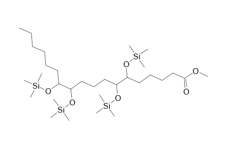 Octadecanoic acid, 6,7,11,12-tetrakis[(trimethylsilyl)oxy]-, methyl ester