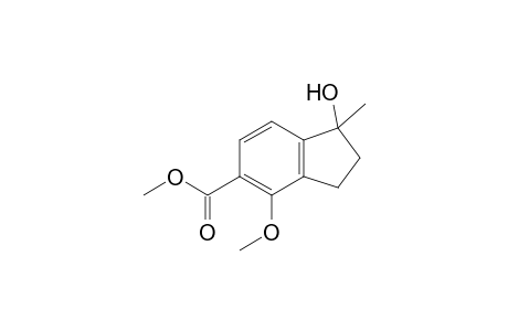 1-hydroxy-4-methoxy-1-methyl-2,3-dihydroindene-5-carboxylic acid methyl ester