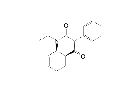 (3RS,3SR,4aSR,8aRS)-1,2,3,4,4a,5,6,8a-Octahydro-1-isopropyl-3-phenylchinoline-2,4-dione