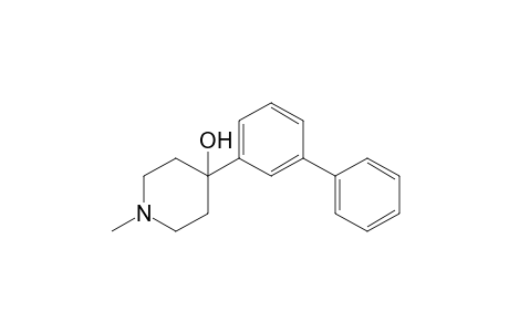 1-Methyl-4-(3-phenylphenyl)-4-piperidinol