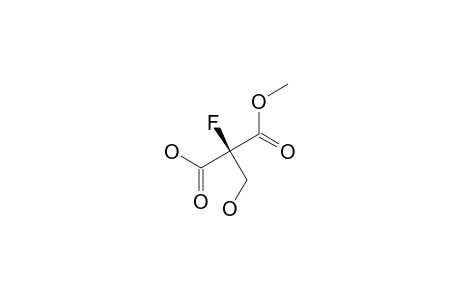 2-FLUORO-2-HYDROXYMETHYL-MALONIC-ACID-MONOMETHYLESTER