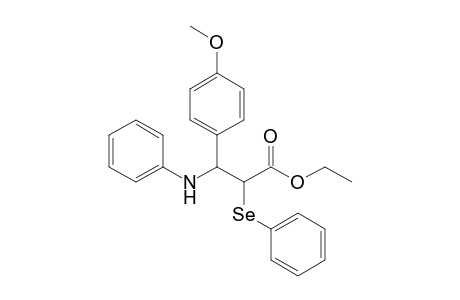 Ethyl 3-(phenylamino)-2-(phenylseleno)-3-(4-methoxyphenyl)propionate