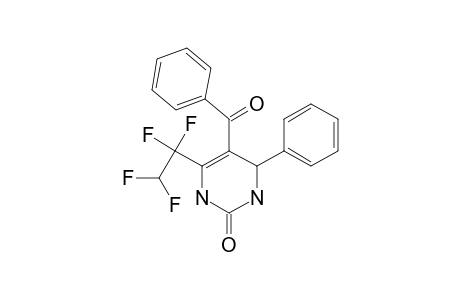 5-BENZOYL-2-OXO-6-(1,1,2,2-TETRAFLUOROETHYL)-4-PHENYL-1,2,3,4-TETRAHYDRO-PYRIMIDINE