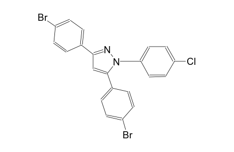 3,5-bis(4-bromophenyl)-1-(4-chlorophenyl)-1H-pyrazole