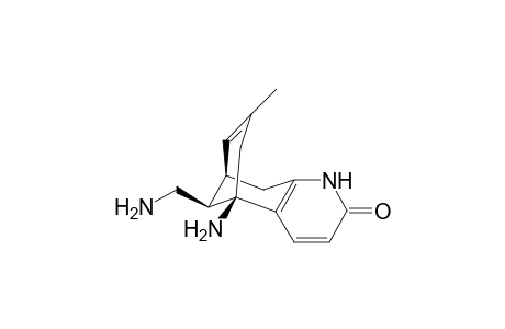 (5RS,9SR,11RS)-5-Amino-11-(aminoethyl)-5,6,9,10-tetrahydro-7-methyl-5,9-mathanocycloocta[b]pyridine-2(1H)-one