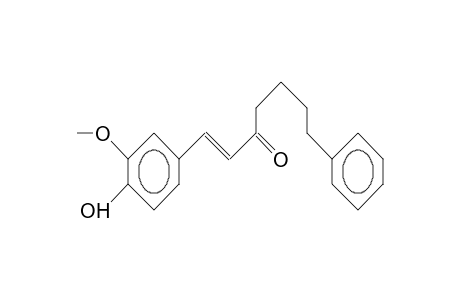 trans-1-(4'-Hydroxy-3'-methoxyphenyl)-7-phenylhept-1-en-3-one