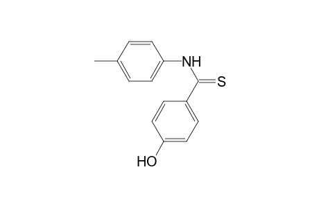 4-Hydroxy-N-(4-methylphenyl)benzenecarbothioamide