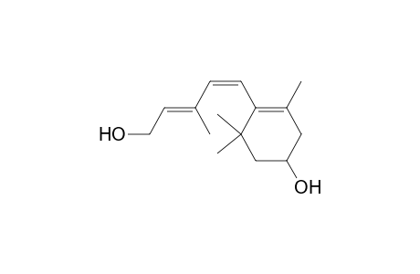 3-Cyclohexen-1-ol, 4-(5-hydroxy-3-methyl-1,3-pentadienyl)-3,5,5-trimethyl-, (E,Z)-(.+-.)-