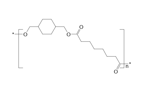 Poly(oxymethylene-e-1,4-cyclohexylenemethyleneoxy suberoyl)