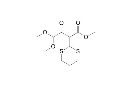 Methyl 5-(1',3'-dithian-2'-yl)-4,4-dimethoxy-3-oxobutanoate