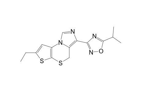 3-[5'-Isopropyl-1',2',4'-oxadiazol-3'-yl]-7-ethyl-4H-imidazo[1,5-d]thieno[2,3-b]-(1,4)-thiazine
