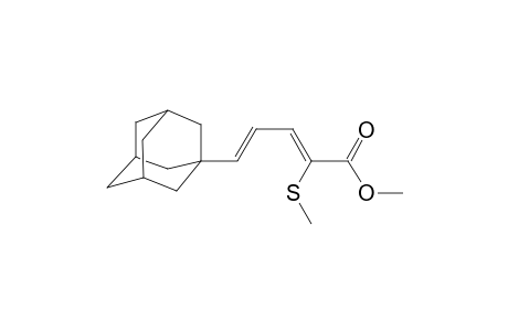 Methyl 5-adamantyl-2-(methylsulfanyl)penta-2,4-dienoate