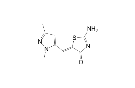 (5Z)-2-amino-5-[(1,3-dimethyl-1H-pyrazol-5-yl)methylene]-1,3-thiazol-4(5H)-one