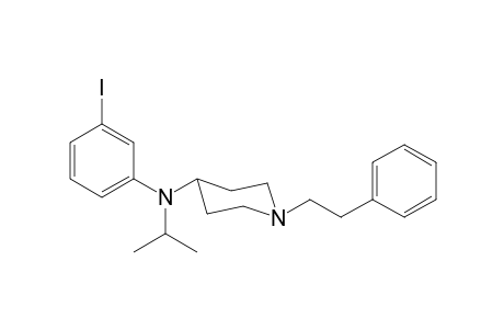 N-(3-Iodophenyl)-N-(propan-2-yl)-1-(2-phenylethyl)piperidin-4-amine