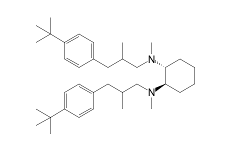 1,2-Cyclohexanediamine, N,N'-bis[3-[4-(1,1-dimethylethyl)phenyl]-2-methylpropyl]-N,N'-dimethyl-, trans-