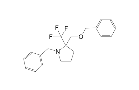 N-Benzyl-2-[(benzyloxy)methyl]-2-(trifluoromethyl)pyrrolidine