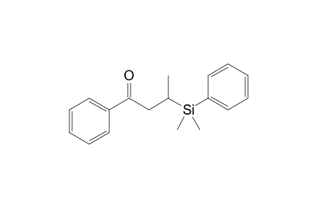 3-[dimethyl(phenyl)silyl]-1-phenyl-1-butanone