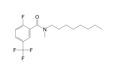 Benzamide, 2-fluoro-5-trifluoromethyl-N-methyl-N-octyl-