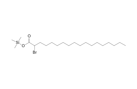 2-Bromostearic acid, trimethylsilyl ester