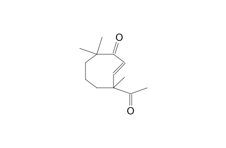 2-CYCLOOCTEN-1-ONE, 4-ACETYLOXY-4,8,8-TRIMETHYL-
