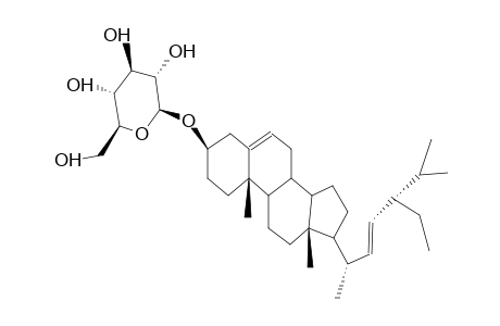 3-O-(beta-D-GLUCOPYRANOSYL)-(24alpha)-STIGMASTA-5,22-DIEN