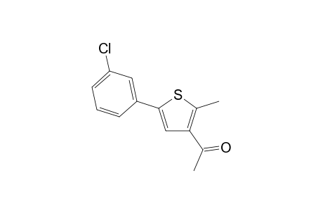 1-[5-(3-Chlorophenyl)-2-methylthiophen-3-yl]ethanone