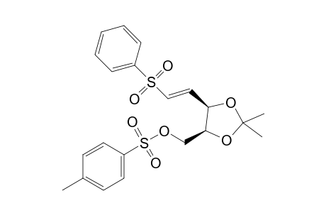 [(4S,5R)-2,2-dimethyl-5-[(E)-2-(phenylsulfonyl)ethenyl]-1,3-dioxolan-4-yl]methyl 4-methylbenzenesulfonate