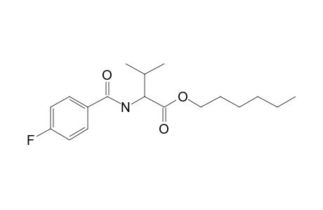 L-Valine, N-(4-fluorobenzoyl)-, hexyl ester