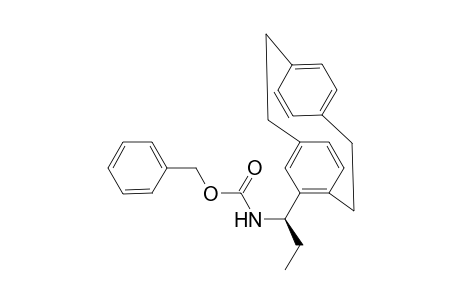 Benzyl (Rp,R)-[1-([2.2]paracyclophane-4'-yl)propyl]carbamate