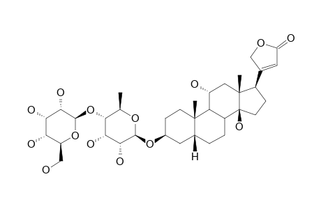 SARMENTOGENIN-3-BETA-O-[ALPHA-ALLOSYL-(1->4)-BETA-6-DEOXYALLOSIDE]