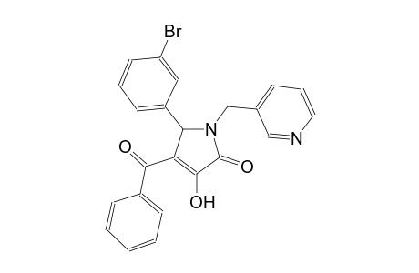 2H-pyrrol-2-one, 4-benzoyl-5-(3-bromophenyl)-1,5-dihydro-3-hydroxy-1-(3-pyridinylmethyl)-