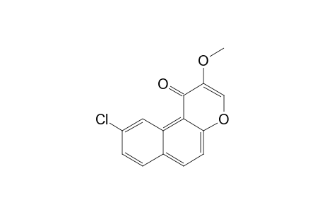 9-Chloranyl-2-methoxy-benzo[f]chromen-1-one