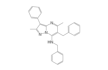 N,6-dibenzyl-2,5-dimethyl-3-phenylpyrazolo[1,5-a]pyrimidin-7-amine