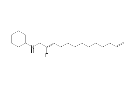 (Z/E)-N-Cyclohexyl-2-fluoro-2,12-tridecadienamine