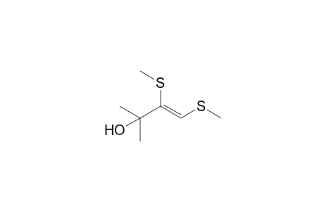 (Z)-2-Methyl-3,4-bis(methylthio)but-3-en-2-ol