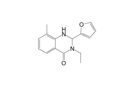 3-Ethyl-2-(furan-2-yl)-8-methyl-2,3-dihydroquinazolin-4(1H)-one