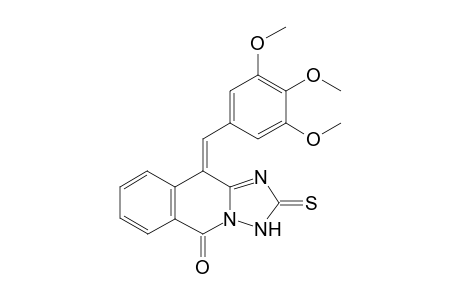 (Z)-2-thioxo-10-(3,4,5-trimethoxybenzylidene)-2,3-dihydro-[1,2,4]triazolo[1,5-b]isoquinolin-5(10H)-one