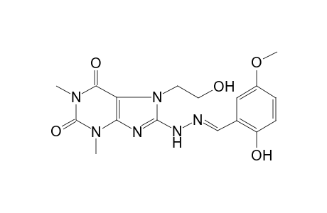 2-Hydroxy-5-methoxybenzaldehyde [7-(2-hydroxyethyl)-1,3-dimethyl-2,6-dioxo-2,3,6,7-tetrahydro-1H-purin-8-yl]hydrazone