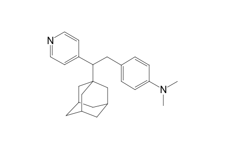 1-(Adamant-1-yl)-2-(4-dimethylaminophenyl)-1-(pyrid-4-yl)-ethane