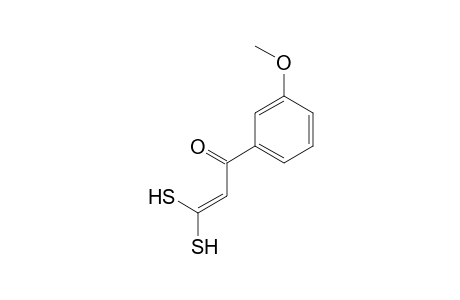 2-Propen-1-one, 3,3-dimercapto-1-(3-methoxyphenyl)-