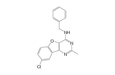 N-benzyl-8-chloro-2-methyl[1]benzofuro[3,2-d]pyrimidin-4-amine