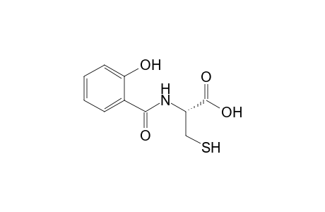 (2R)-2-[(2-hydroxybenzoyl)amino]-3-sulfanyl-propanoic acid