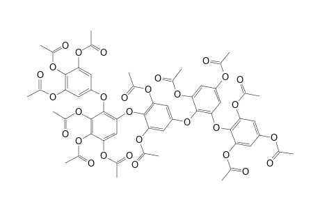 PENTAFUHALOL-B-TRIDECAACETATE;#5;1,3-DIECETOXY-2-[3,4,5-TRIACETOXY-2-(3,4,5-TRIACETOXYPHENOXY)-PHENOXY]-5-[2,4-DIACETOXY-6-(2,4,6-TRIACETOXYPHENOXY)-PHENOXY]-P