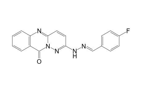 2-[(2E)-2-[(4-fluorophenyl)methylene]hydrazino]pyridazino[6,1-b]quinazolin-10-one