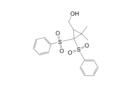 2,2-Bis(phenylsulfonyl)-3,3-dimethylcyclopropanemethanol