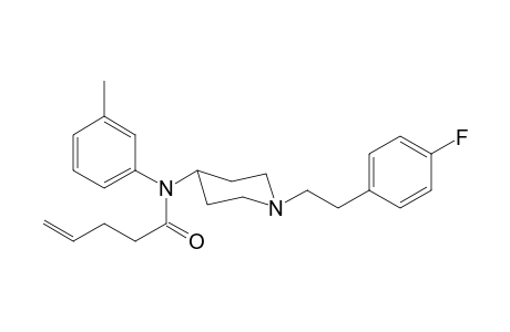 N-(1-[2-(4-Fluorophenyl)ethyl]piperidin-4-yl)-N-3-methylphenylpent-4-enamide