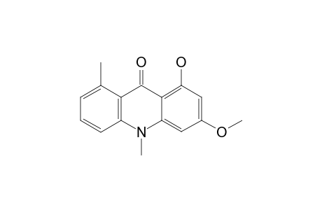 1-Hydroxy-3-methoxy-8,10-dimethyl-9(10H)-acridinone