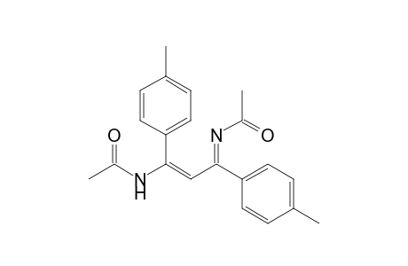 4-Acetamino-1-acetyl-2,4-bis(4-tolyl)-1-azabuta-1,3-diene